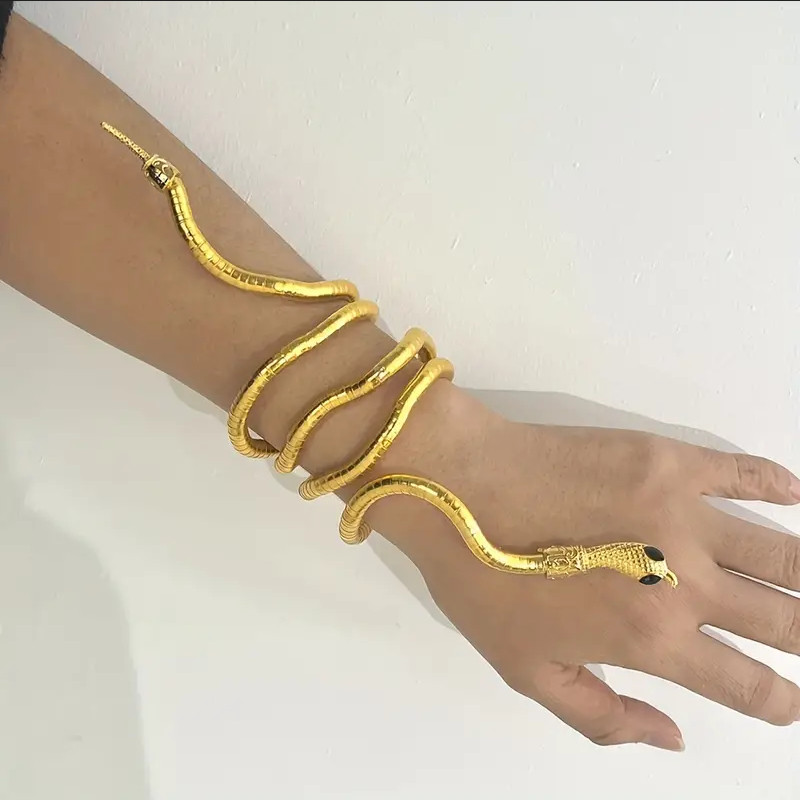 Necklace Bracelet Adjustable Snake Collar Neck Wrist Jewelry Niche Design Gothic