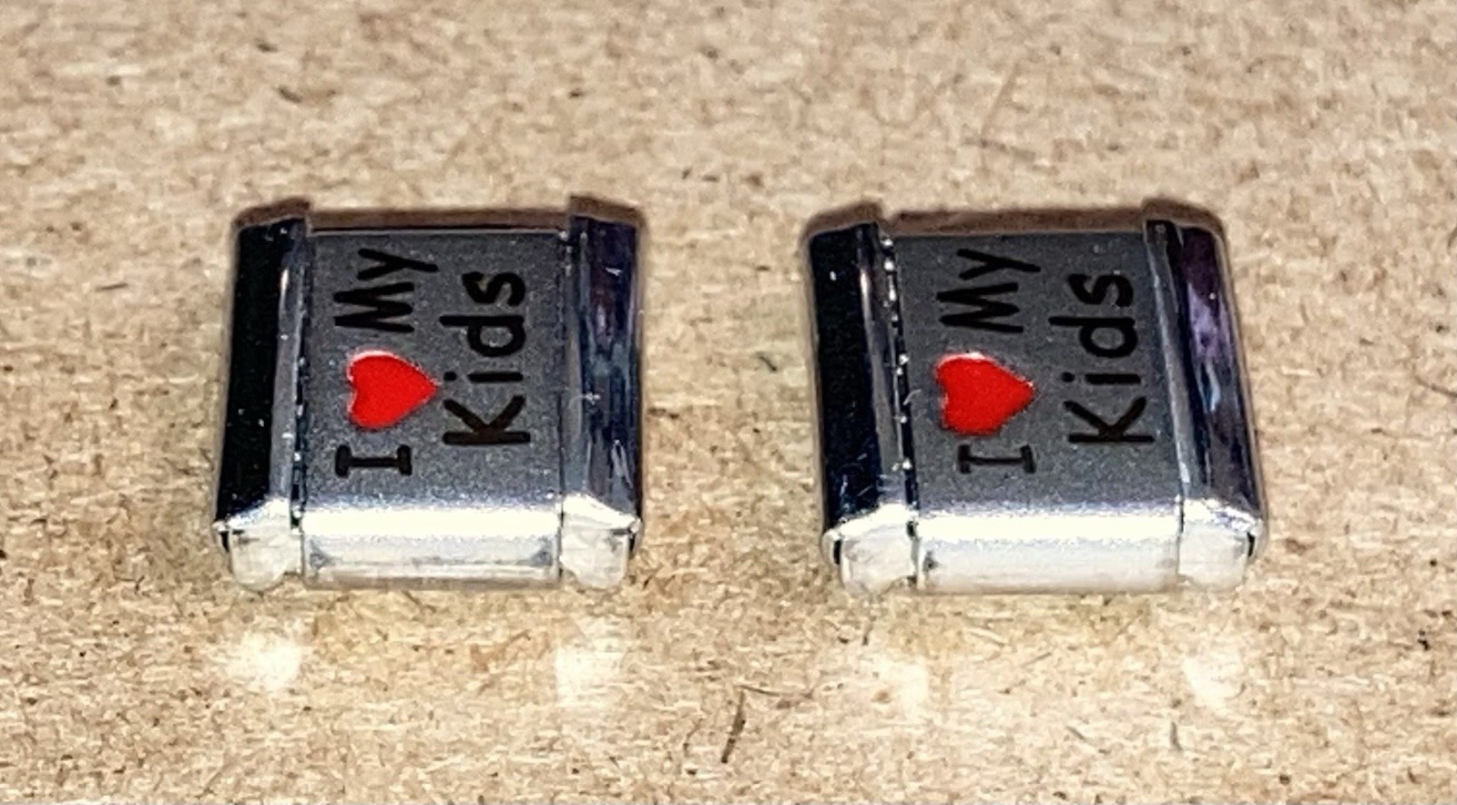 I Love My Kids 9mm Italian Modular Link Charm for bracelet