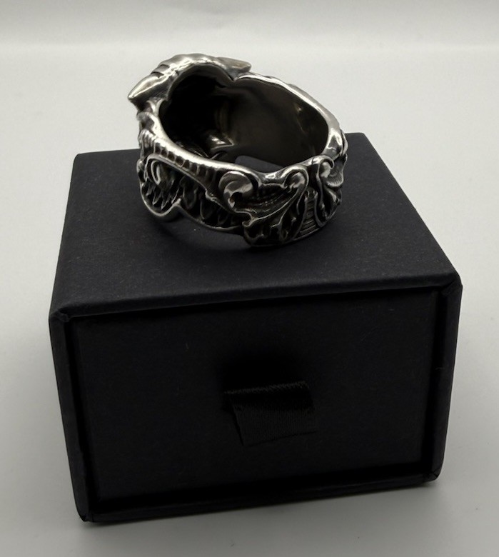 Volstead X Apothecary 87 Sterling Silver Wolf Ring 925 Alpha Male – Z 21.8mm