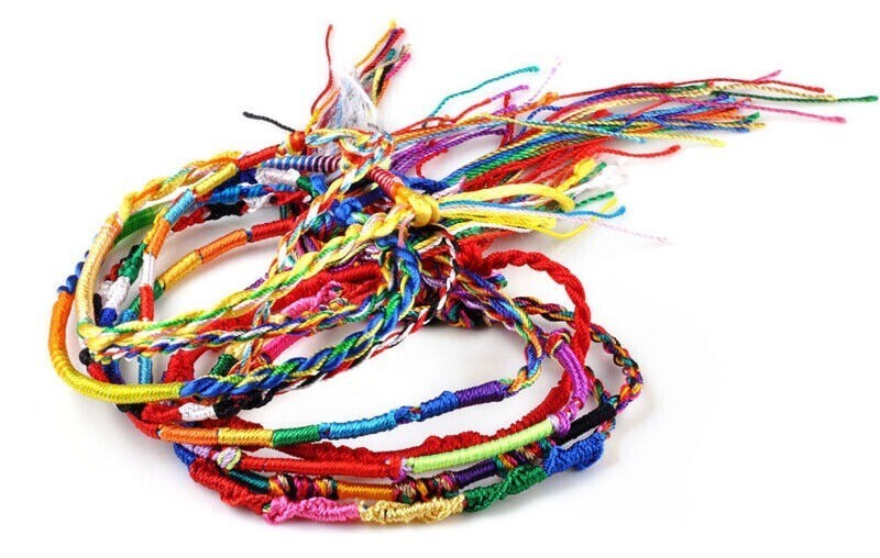 10/20/50/100Pcs Jewelry Braid Strands DIY Friendship Cords for Bracelets Making