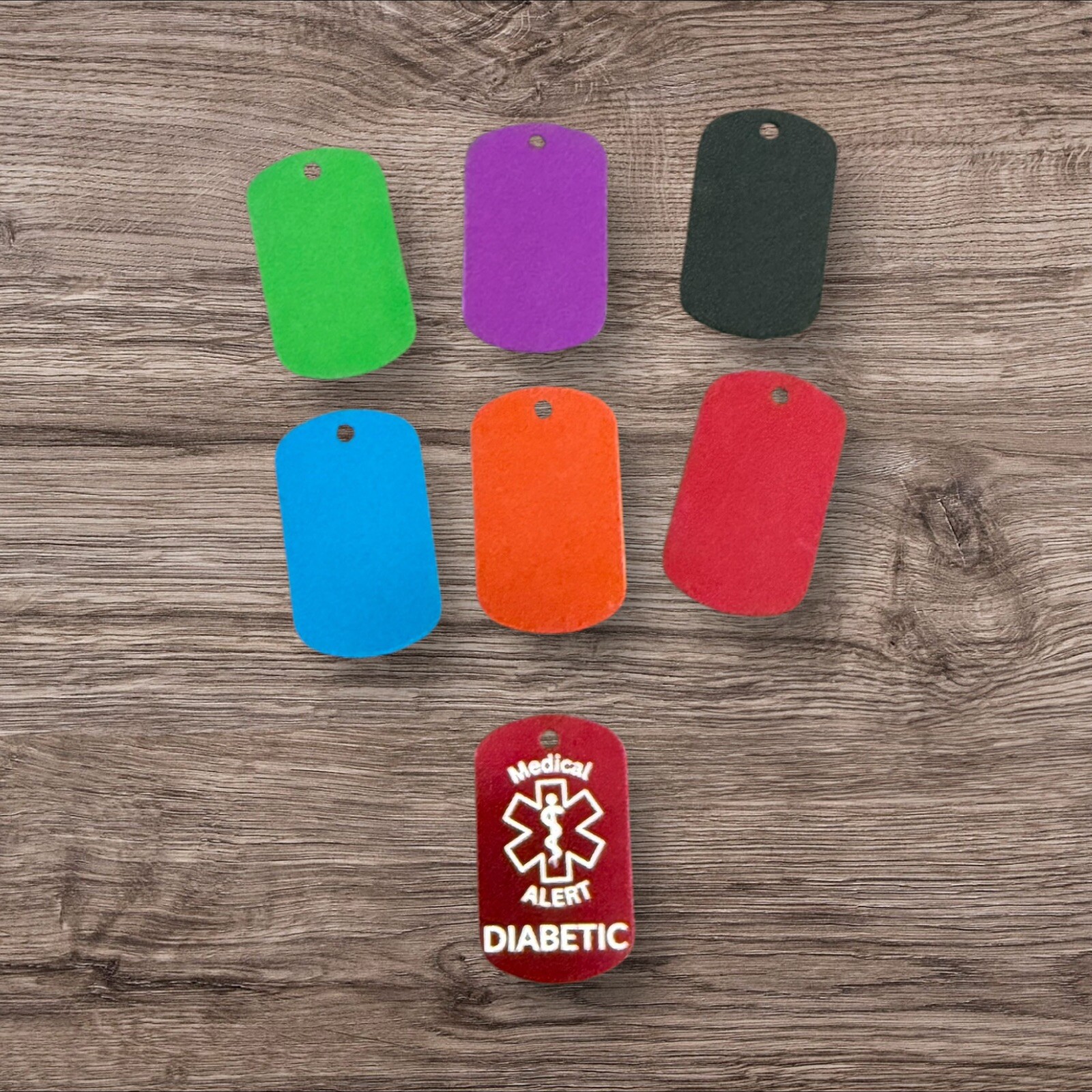 Custom Engraved Personalized Medical Alert ID Dog Tag