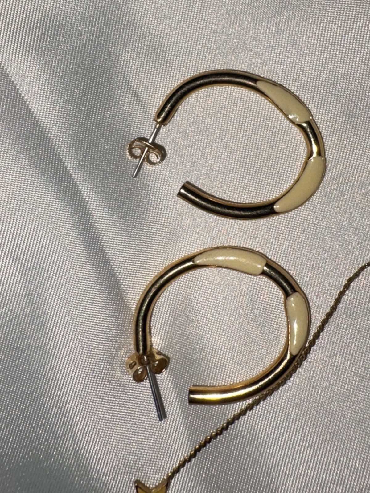 Celestial welded yellow star gld pltd vintage bracelet & earrings