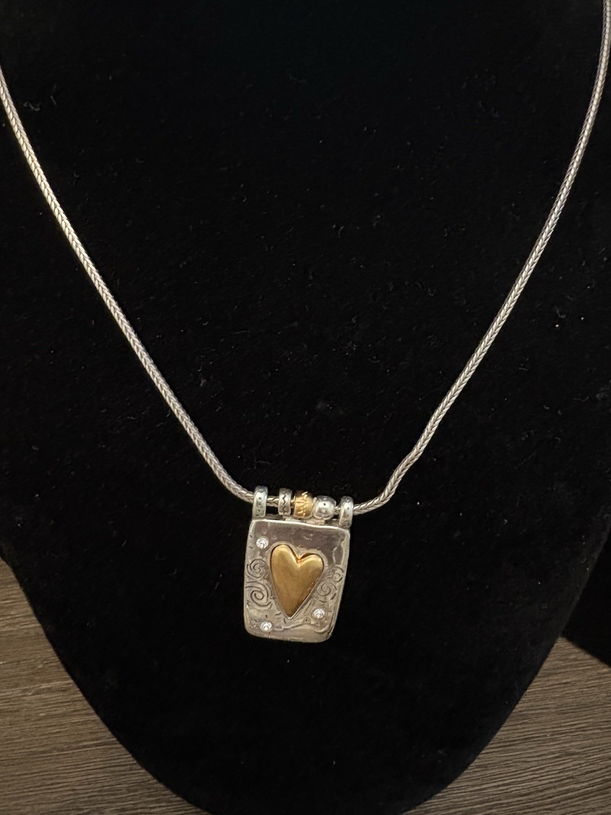 Brighton Remember Your Heart When You Wear This Remember Me 16-18” Unsigned Clip