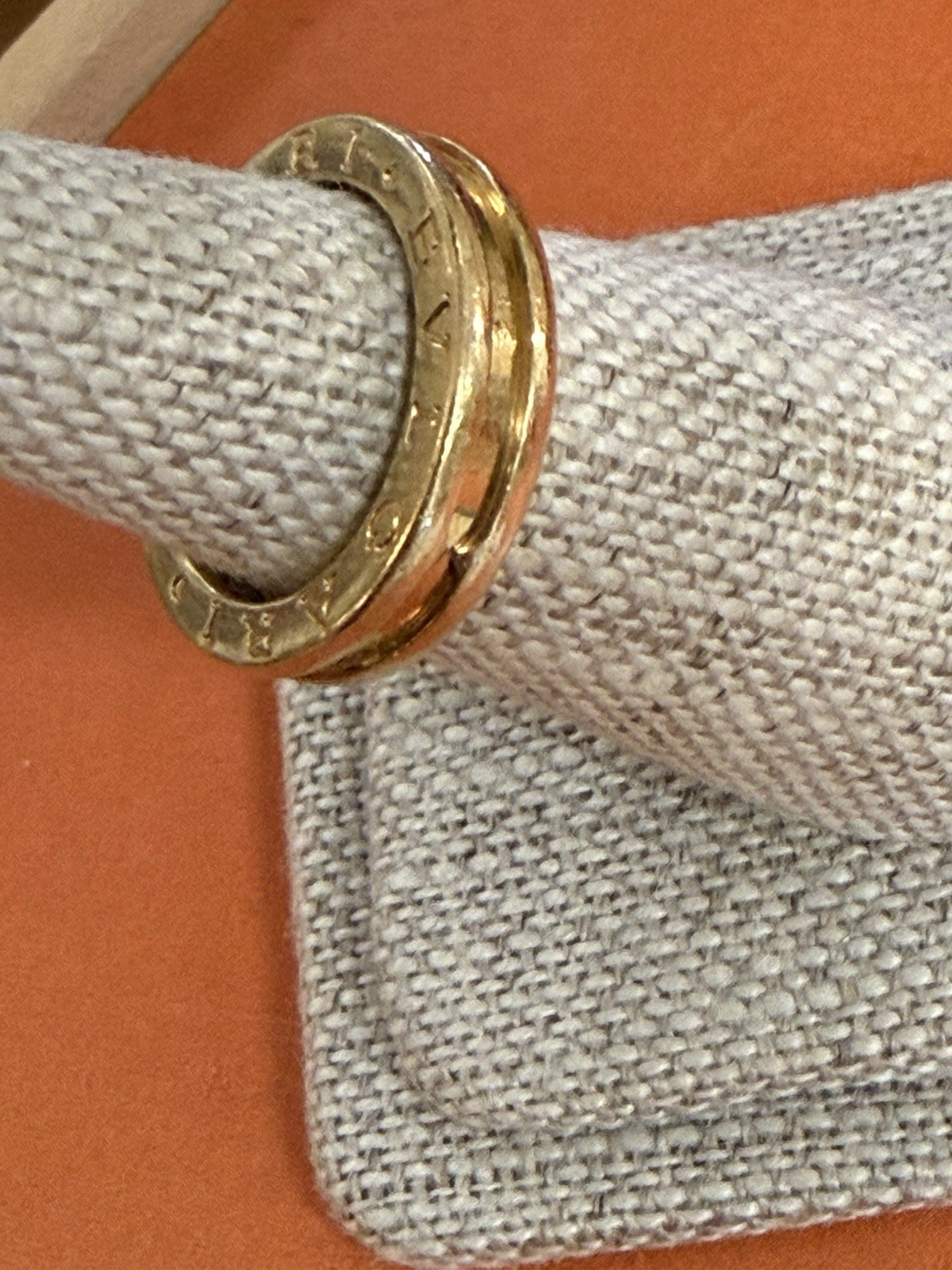 Bvlgari Band Ring 18kt Yellow Gold Size 6 Gold Color Fine Jewelry Ring