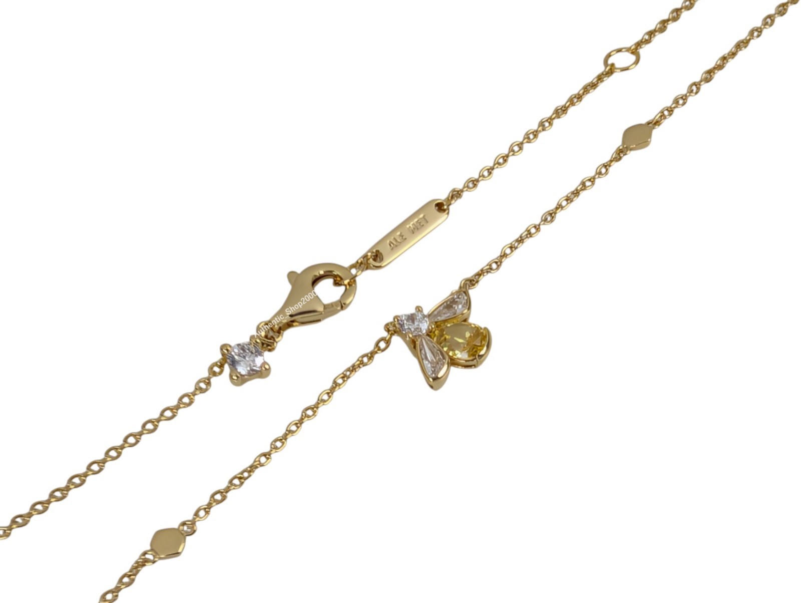 NEW 100% Authentic PANDORA 14k Gold Yellow Honey Bee Pendant Necklace 364560C01