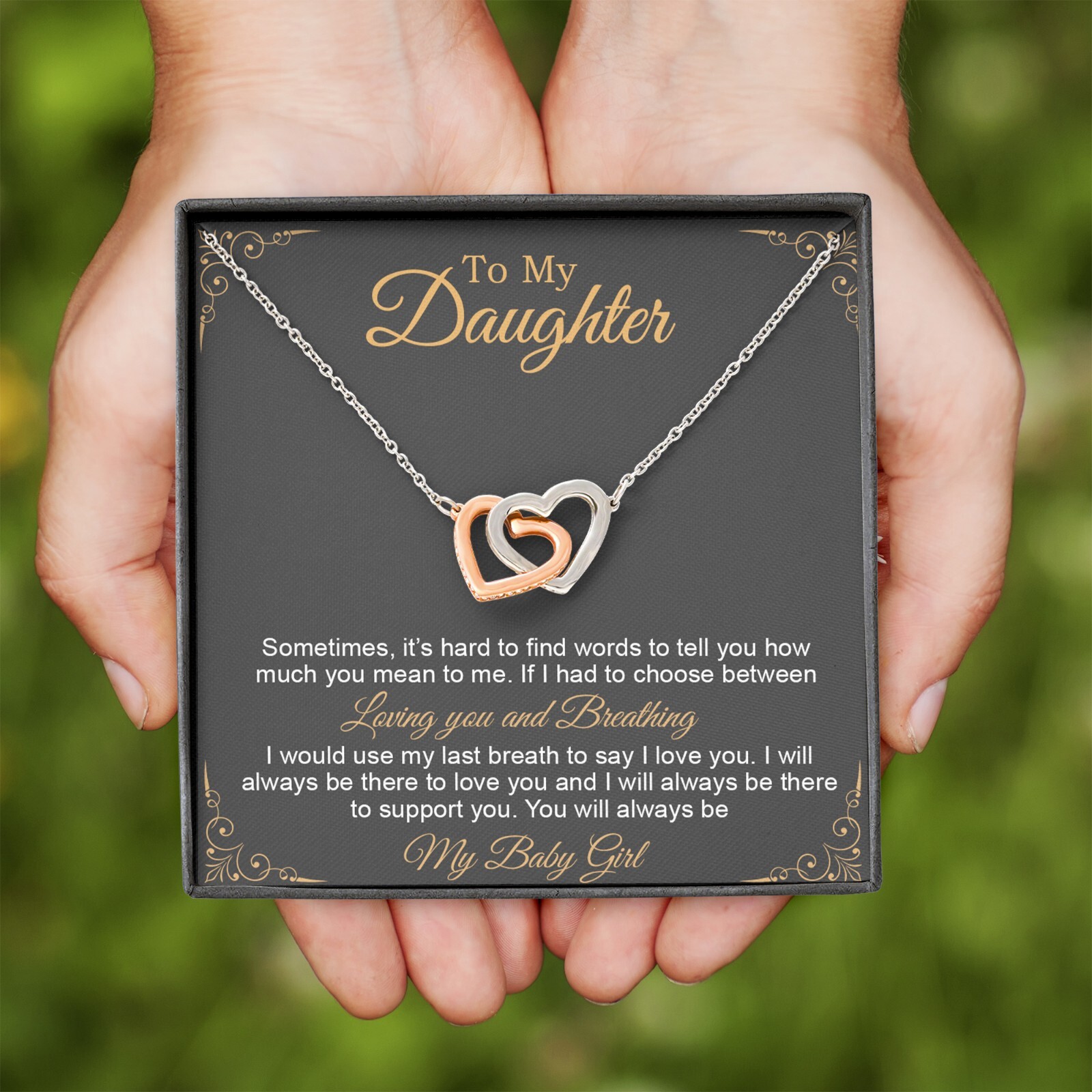 To My Daughter Necklace, Gift to My Daughter, Graduation Gift for Daughter