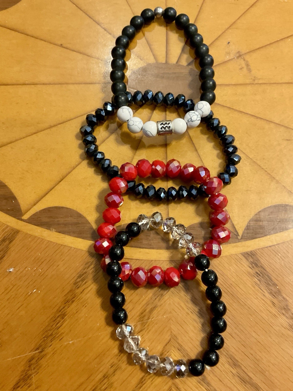 Lot of 38 Bracelets – Stretch Beaded, Wire Wrap, Multicolor, Mixed Materials
