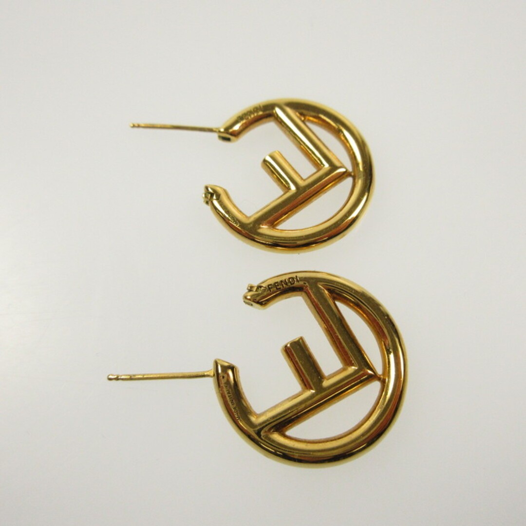 Fendi F is Fendi Earrings Gold Color Used Authentic From JPN
