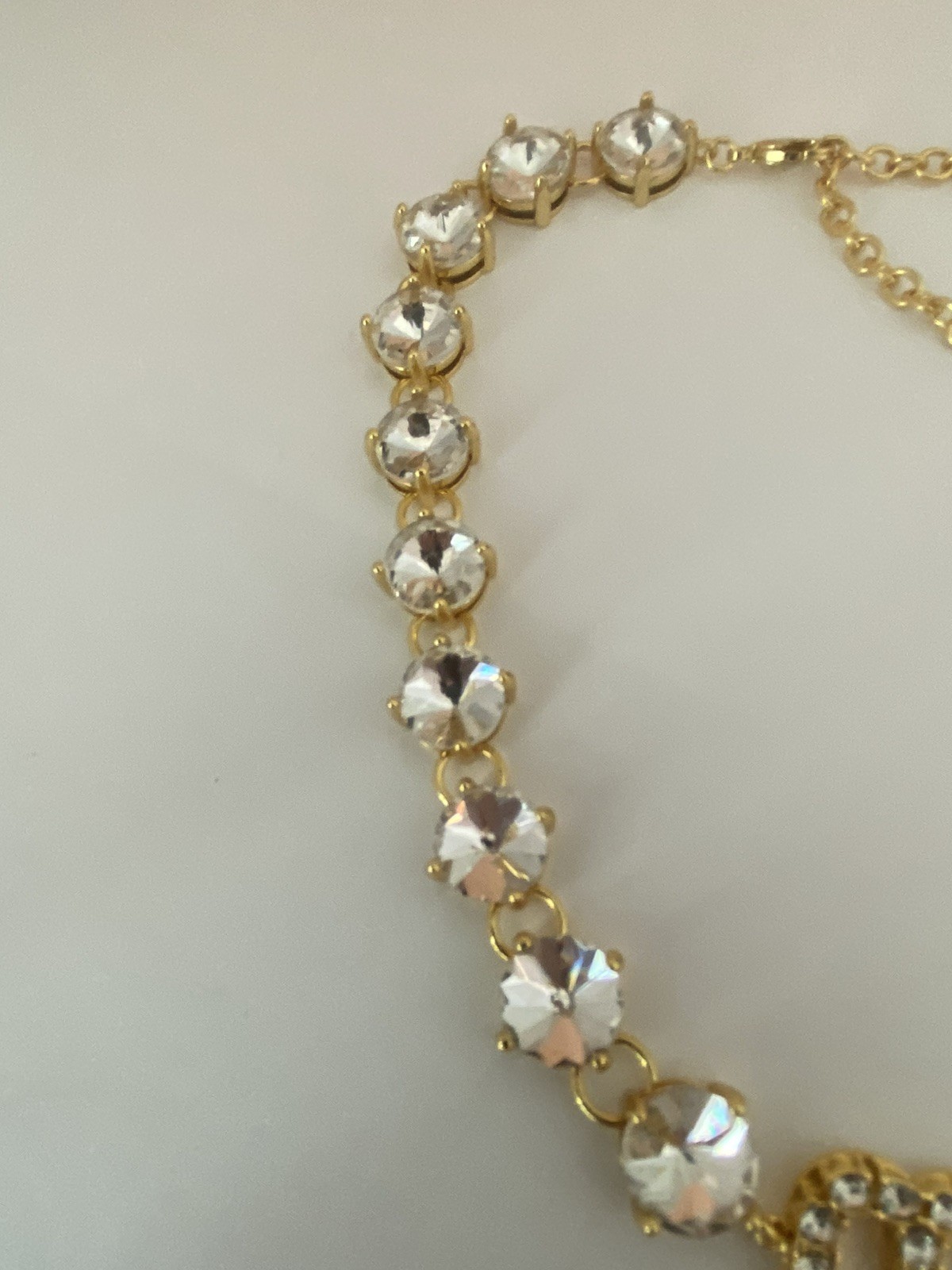 Miu Miu Authentic Rare Find Crystal Chocker Necklace