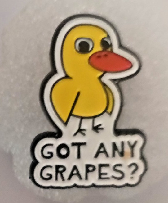 CUTE DUCK ENAMEL PIN-SHIP ALL THE PINS YOU BUY FOR $4.99-VISIT OUR STORE