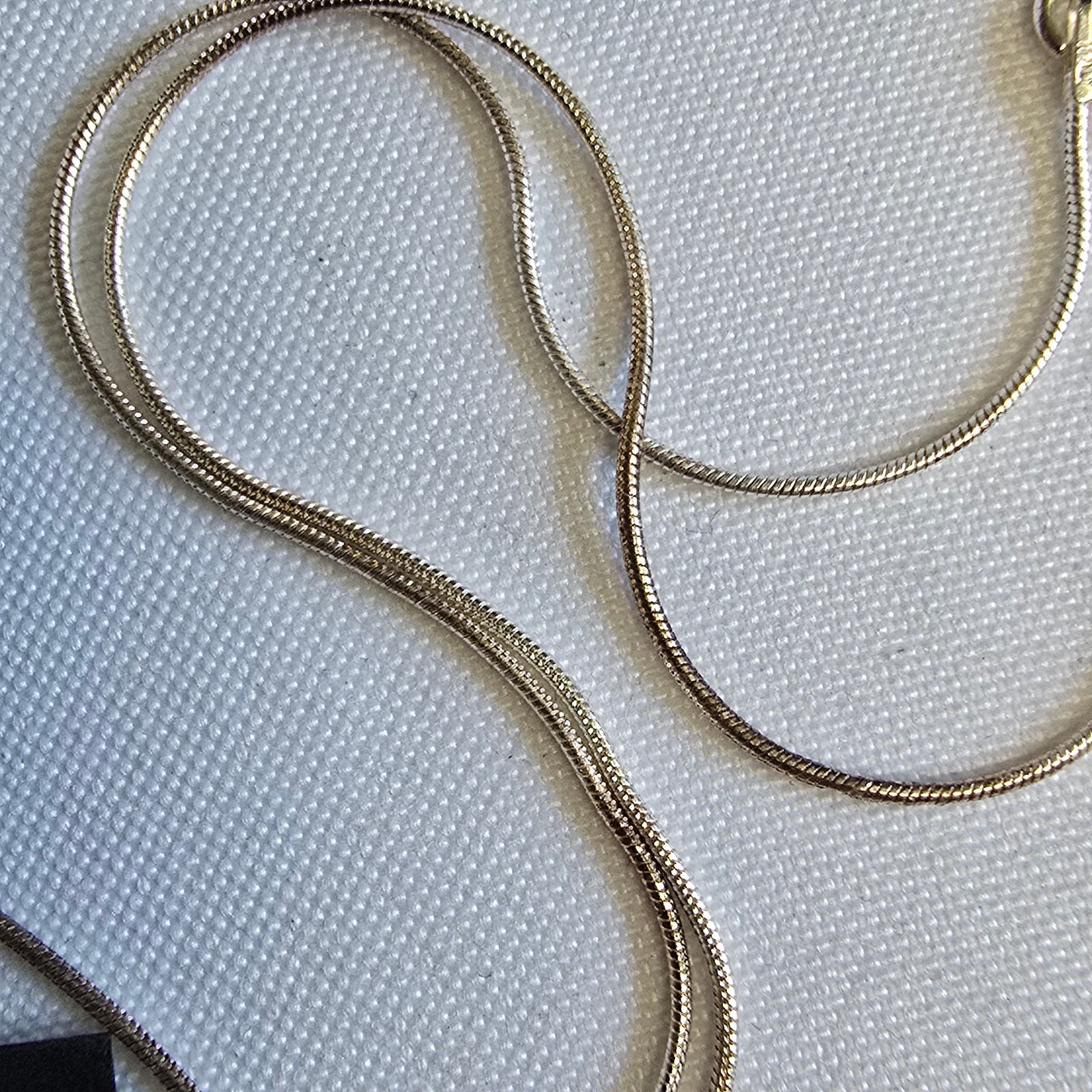 Sterling Silver SERRV Necklace 13.1g Jewelry 17.5″ Chain Lapis Look *READ*