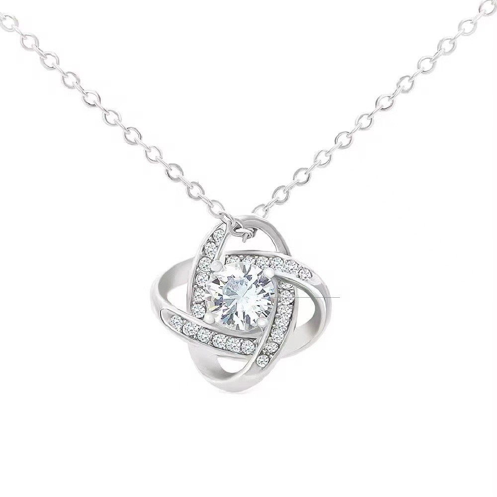To My wife Love Knot Necklace Gift FOR birthday anniversary Valentine’s Day