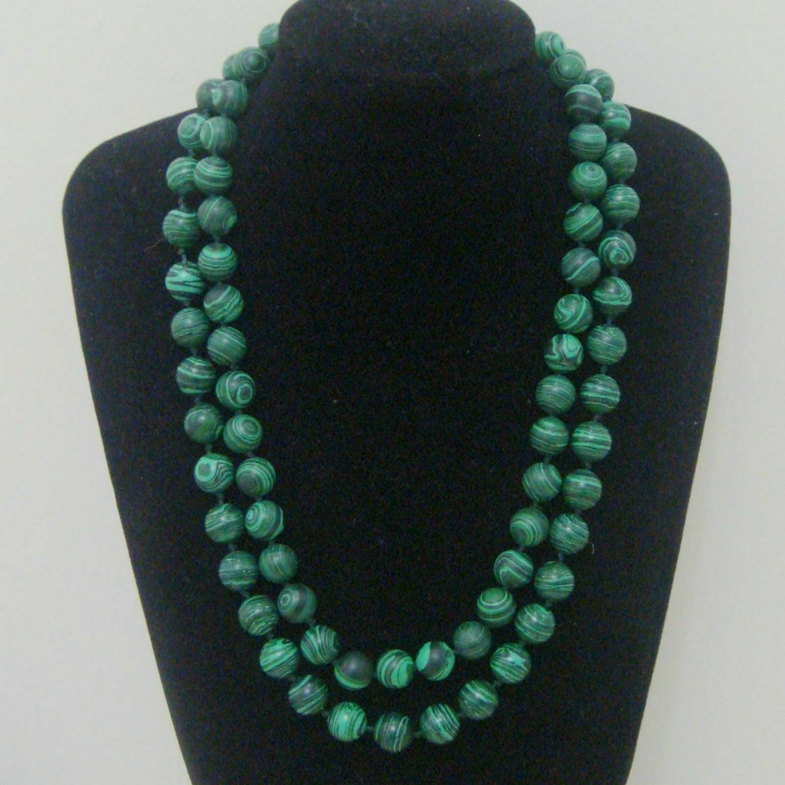 8MM 10mm 12mm Green Malachite Gemstone Round Beads Necklace 18-36” AAA