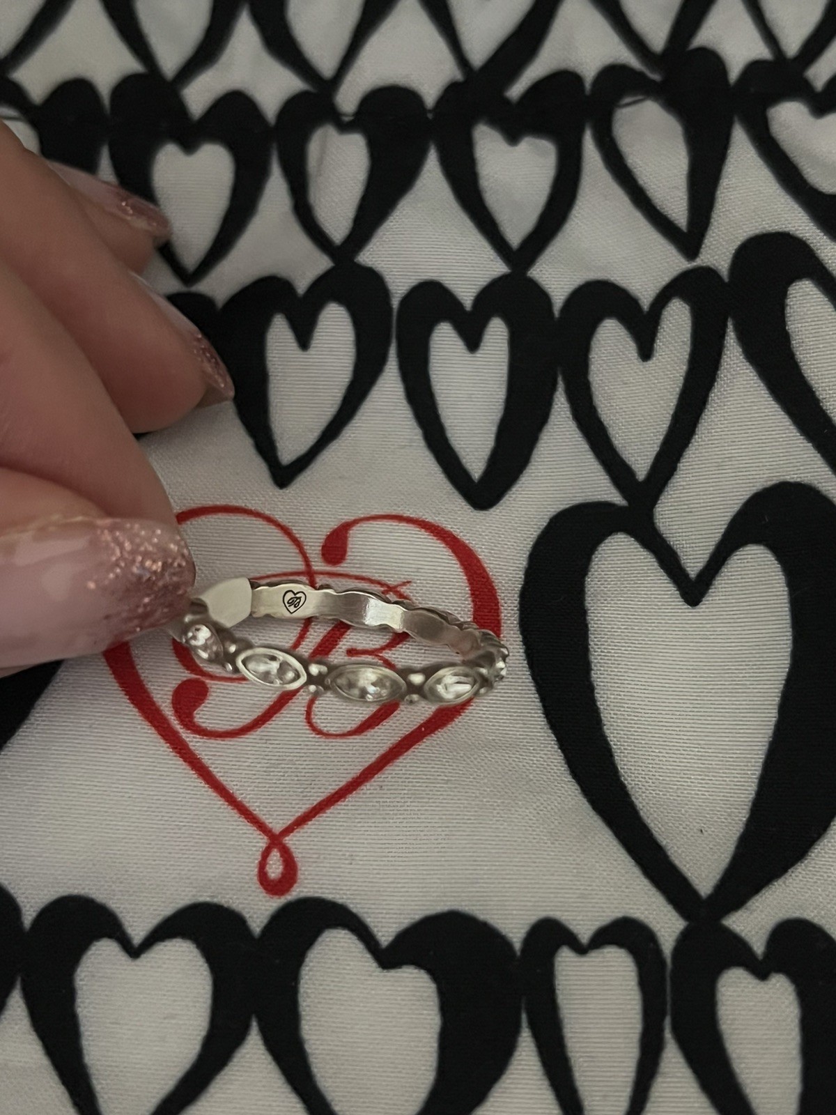 Brighton Ring Scalloped Stacking Size 9 NWT
