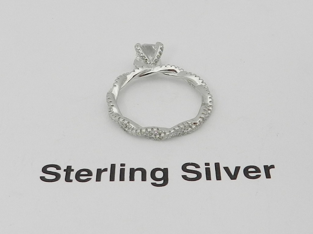 Macy’s Cubic Zirconia Ring in Sterling Silver, 9