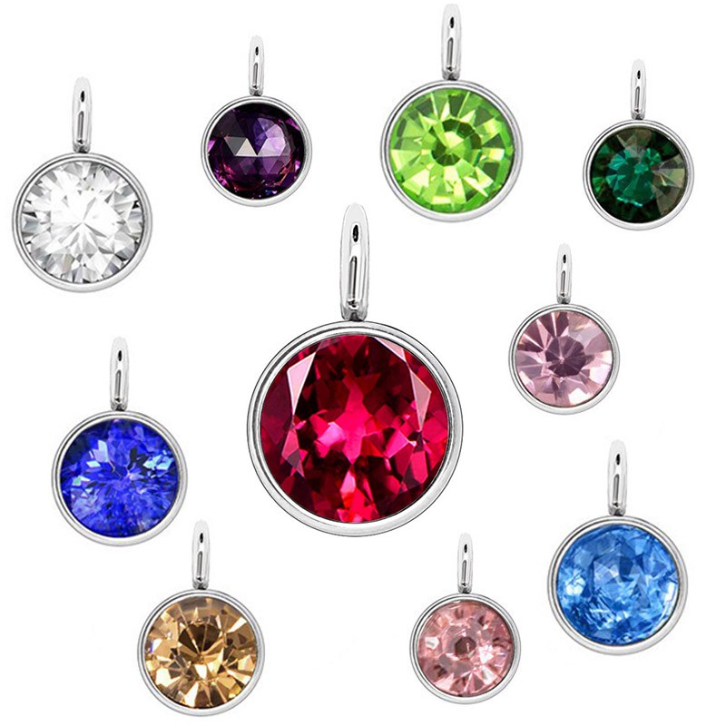 Necklaces Chain Included Pendant Fashion Crystal Birthstone 2026 New