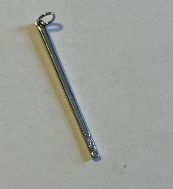 Keep Collective Silver Plated Pavé Crystal Rainbow Bar Pendant -Any Necklace