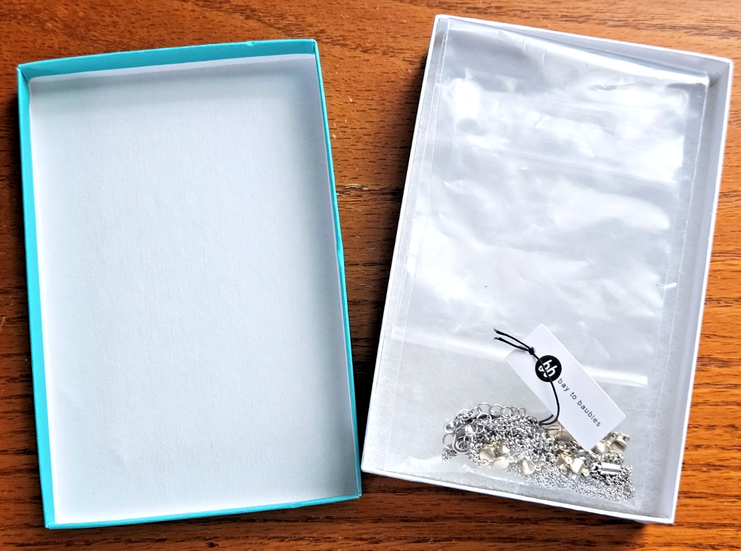 New in Box! Bay to Baubles Stitch Fix “Rue Lariat” Gold & Silver Color Necklace