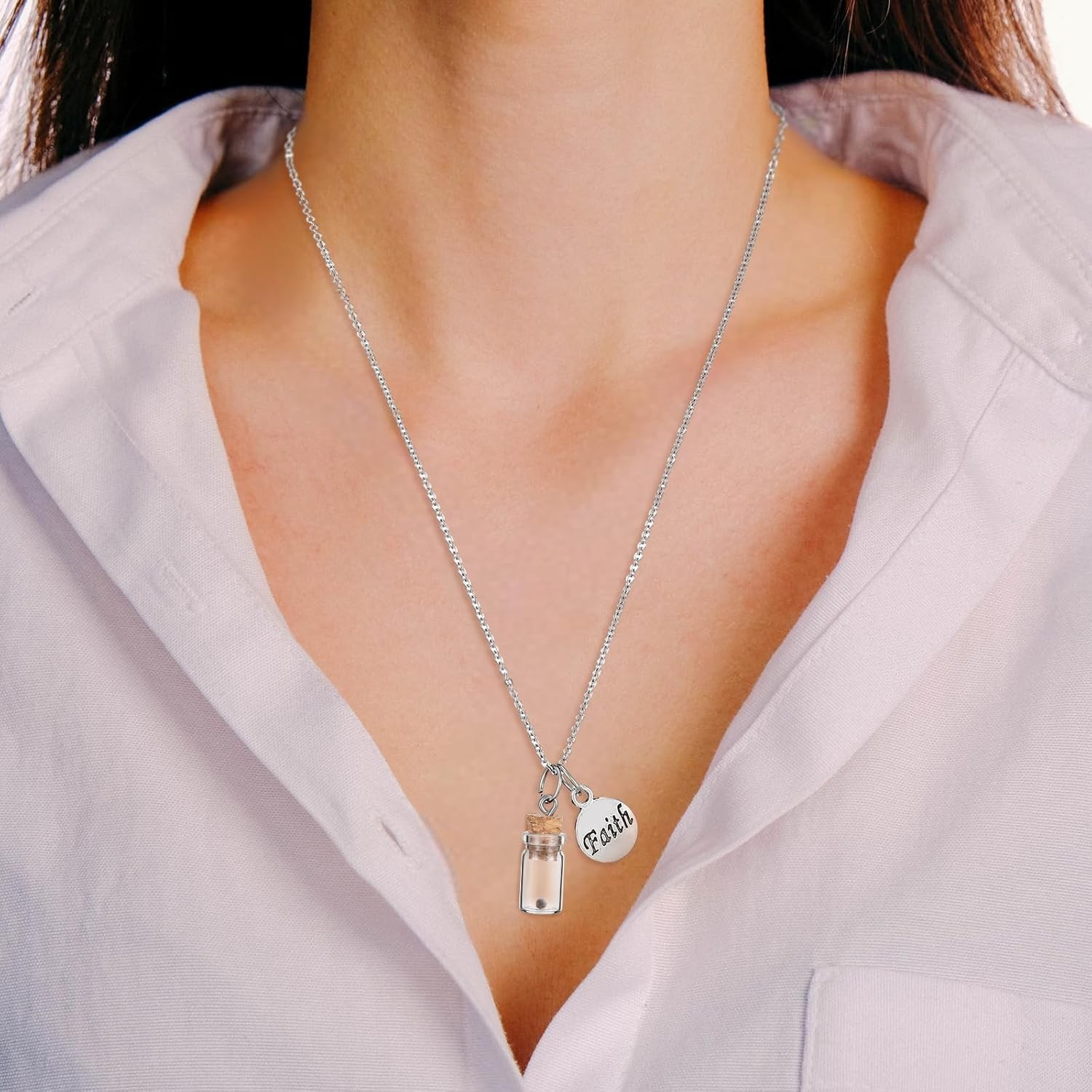 Classic 30-Piece Mustard Seed Necklace Set – Faith Inspired Gifts for Adults