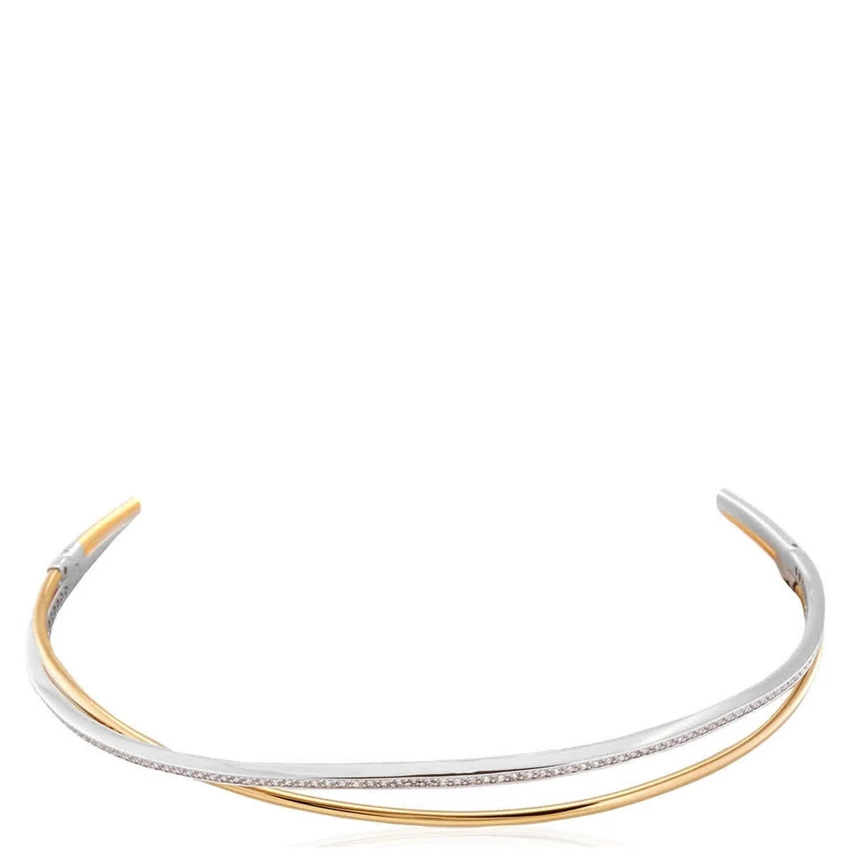 Swarovski Hyperbola Choker Mixed Plating White