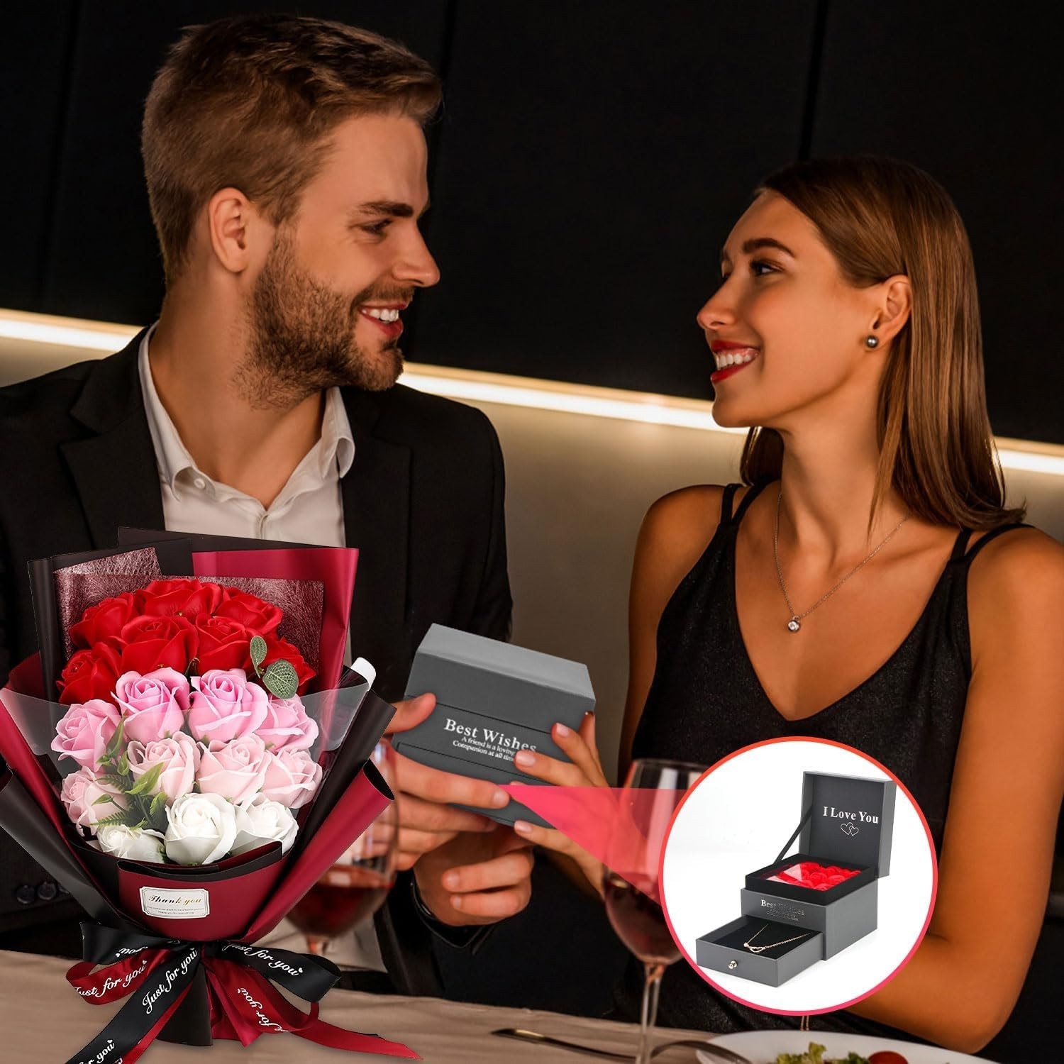 Romantic Love Anniversary Birthday Wedding Valentines Gifts for Wife Girlfriend