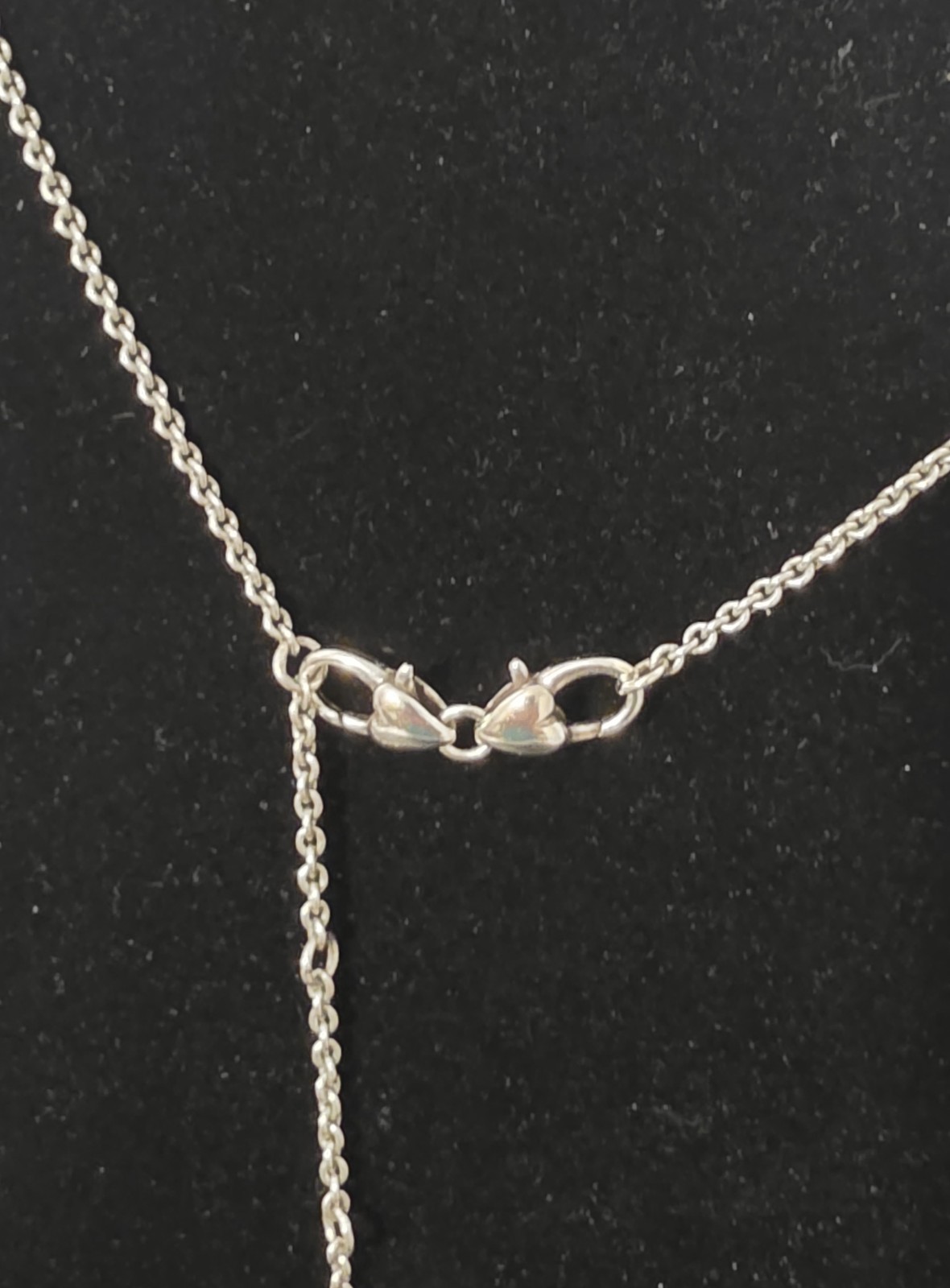 Brighton Contempo Ice Reversible Bar Necklace Scrollwork Crystal Silver Tone 20″