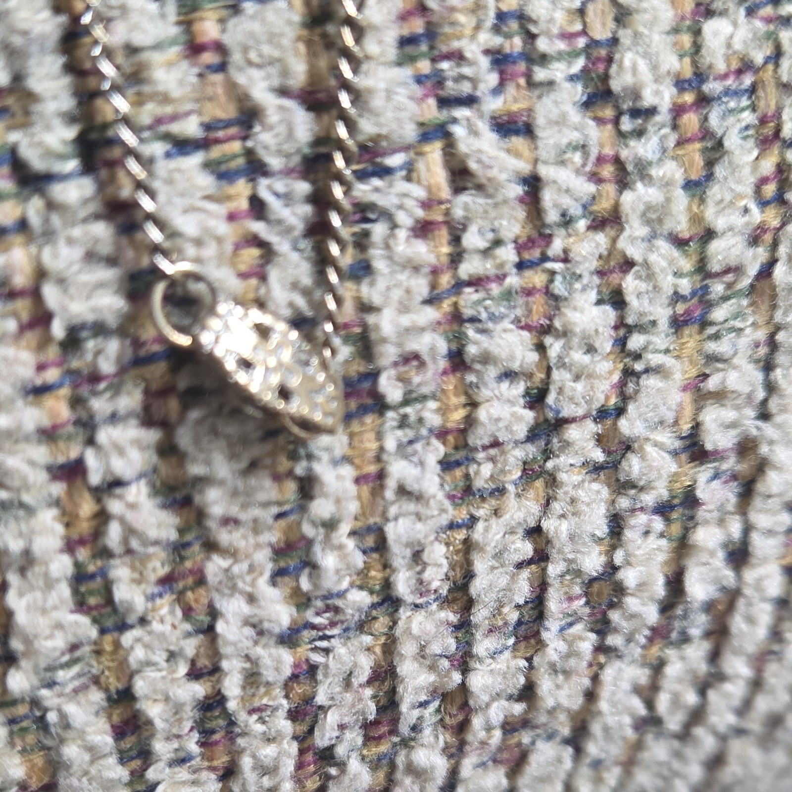 Silver Tone Metal Rope Chain Necklace Chain Style Lobster Clasp Closure