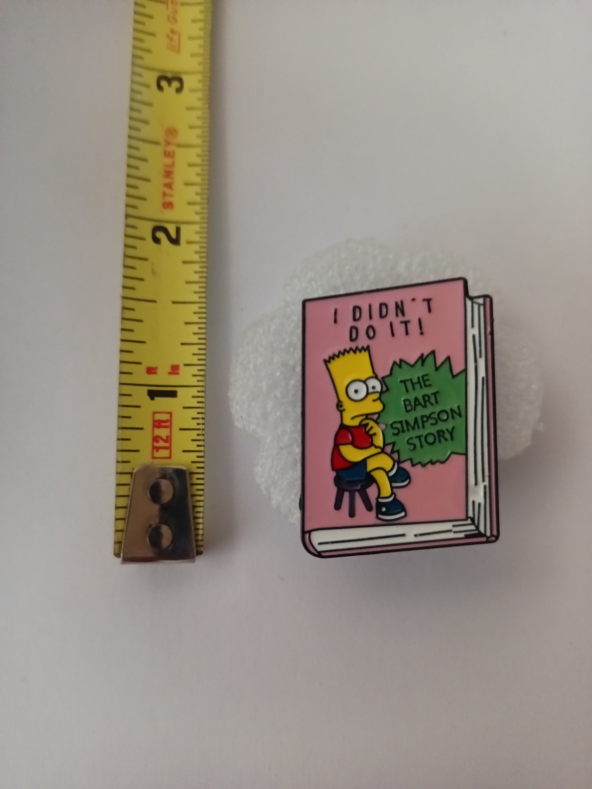 BART SIMPSON-ENAMEL PIN-2 OR MORE PINS SHIPPING $5.49-SPEND $20 SHIPPING IS FREE