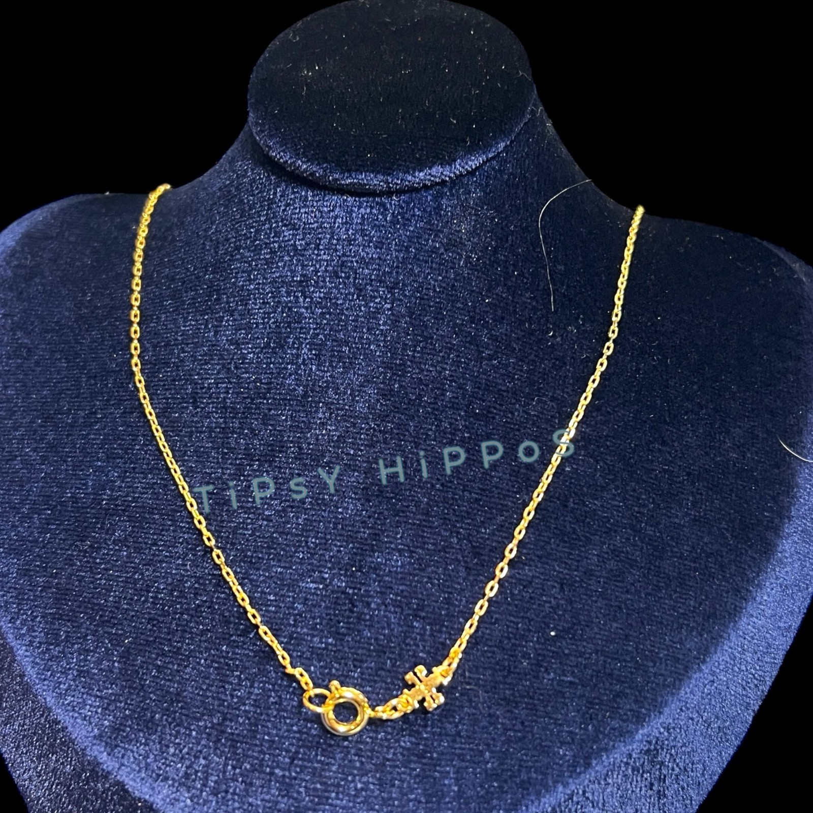 Tory Burch Pearl of Heart & Logo Necklace!