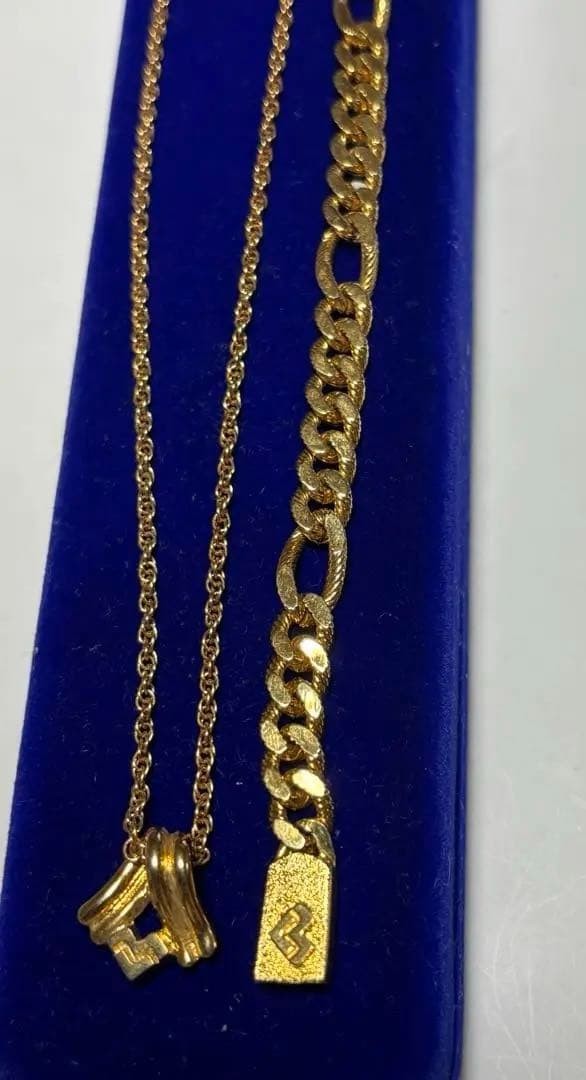 MARIO VALENTINO Plated Chain Necklace & Bracelet