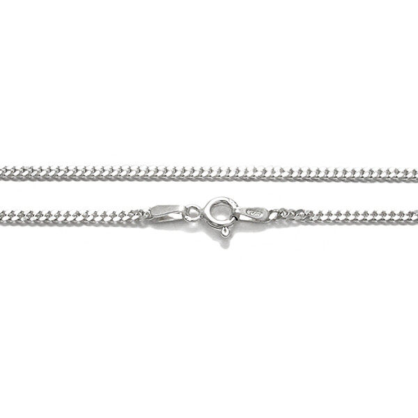 925 Sterling Silver Thin Cuban Curb Chain Necklace 2mm (050 Gauge)