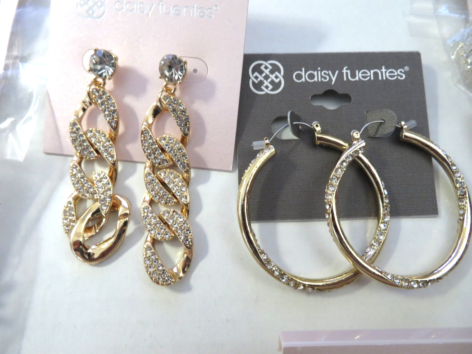 8 PAIR DAISY FUENTES EARRINGS