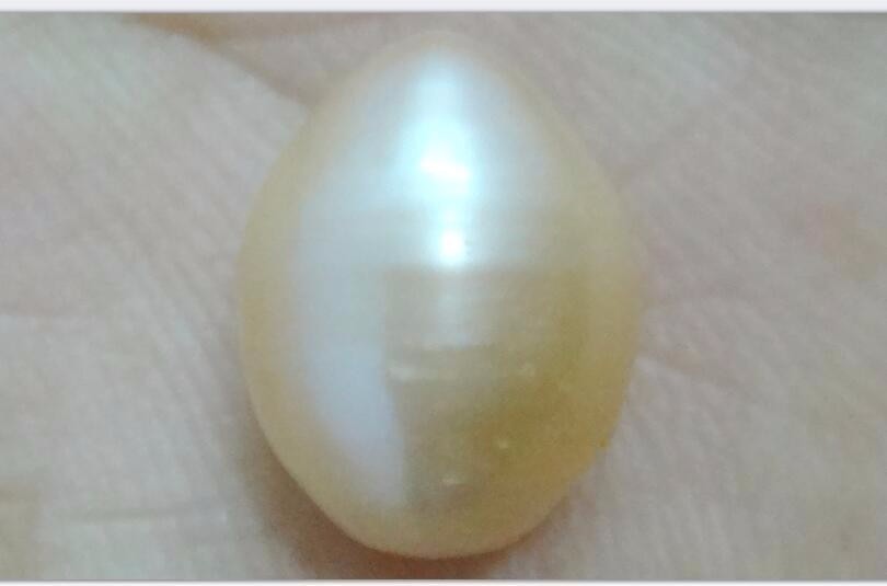 Valued Huge Natural 13.1×10.7mm genuine gold loose pearl great luster