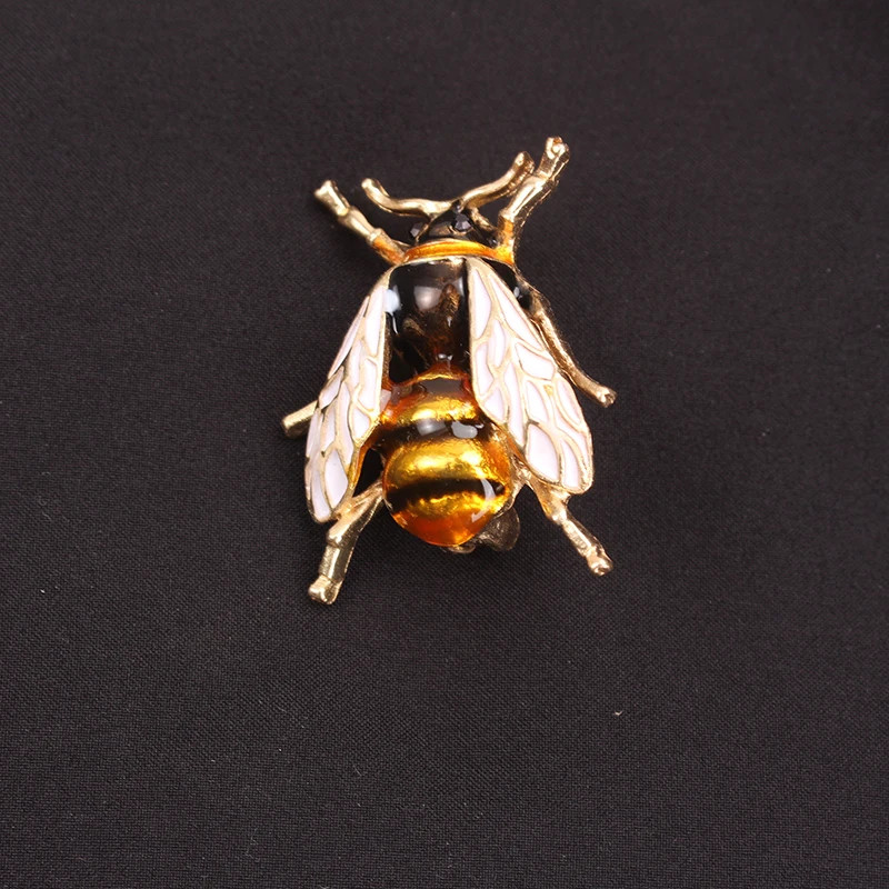 Women Men Unisex Bees Lover Brooch Fashion Insects Honeybee Pins Badge Jewelry