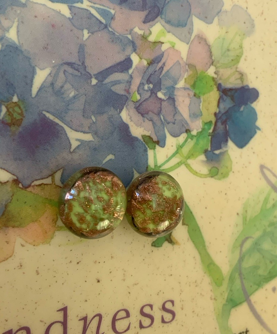 kameleon jewel pop Rock Marbled Greens Domed Pop 2 Available Ring Not Included