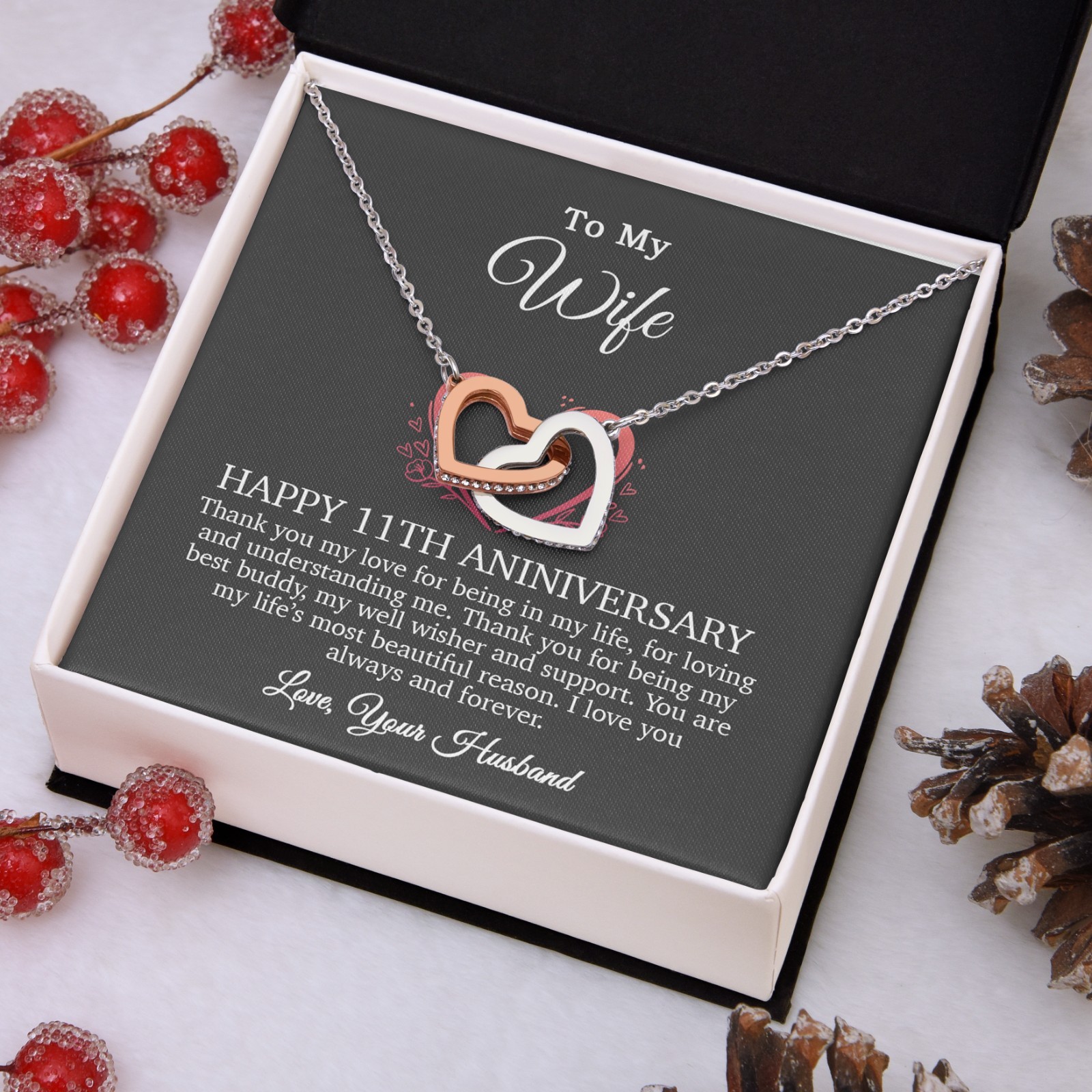 11th Anniversary Gift For Wife, 11 Year Anniversary Gifts, 11th Wedding Annivers