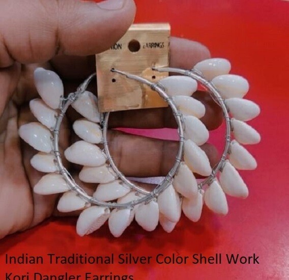 Bali Earrings Silver Gold Kori AD style As Per Picture More Variations All Types
