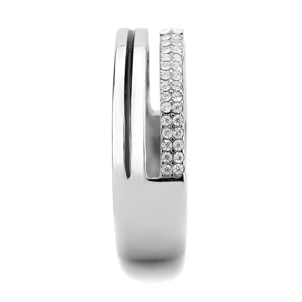 Open Band Unisex Male Female Wide Eternity Ring