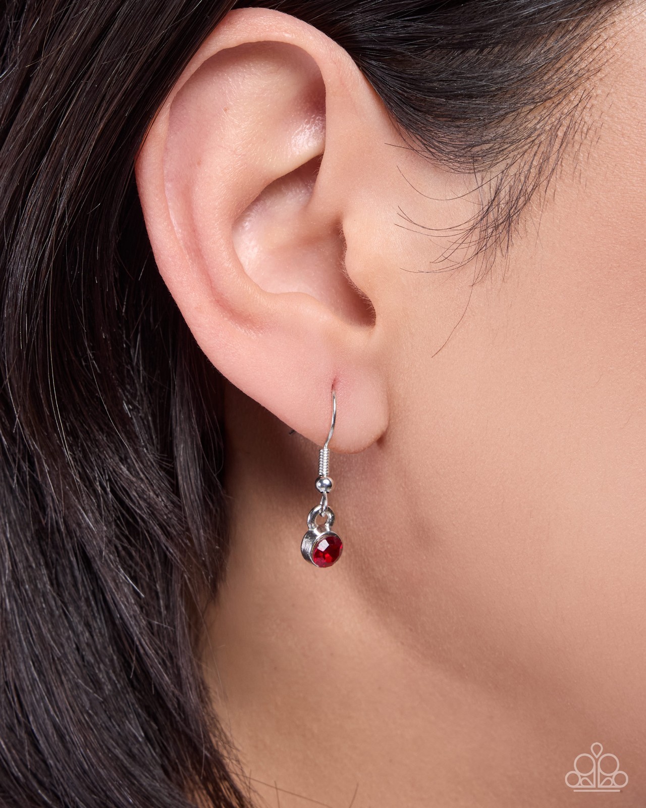 Paparazzi Neoclassical Novelty – Red – Red Gem – Multicolored Rhinestones – Neck