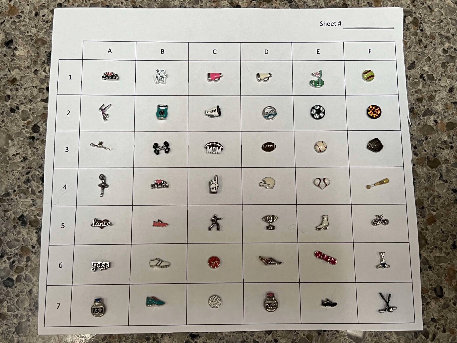 Authentic Origami Owl Charms SPORTS NEW