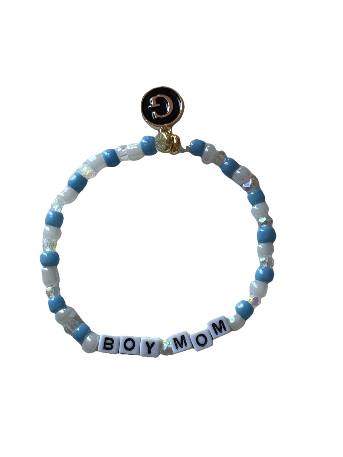 Boy Mom Beaded Bracelet Little Words Project *Inspired* – See Description