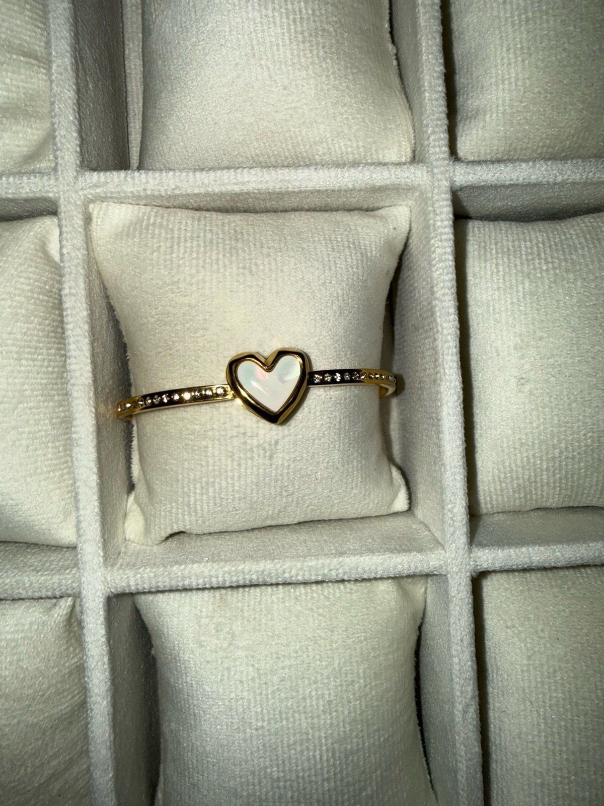 Set of 3 Stainless Steel Gold Tone Butterfly, Heart & Flower Cuff Bangles