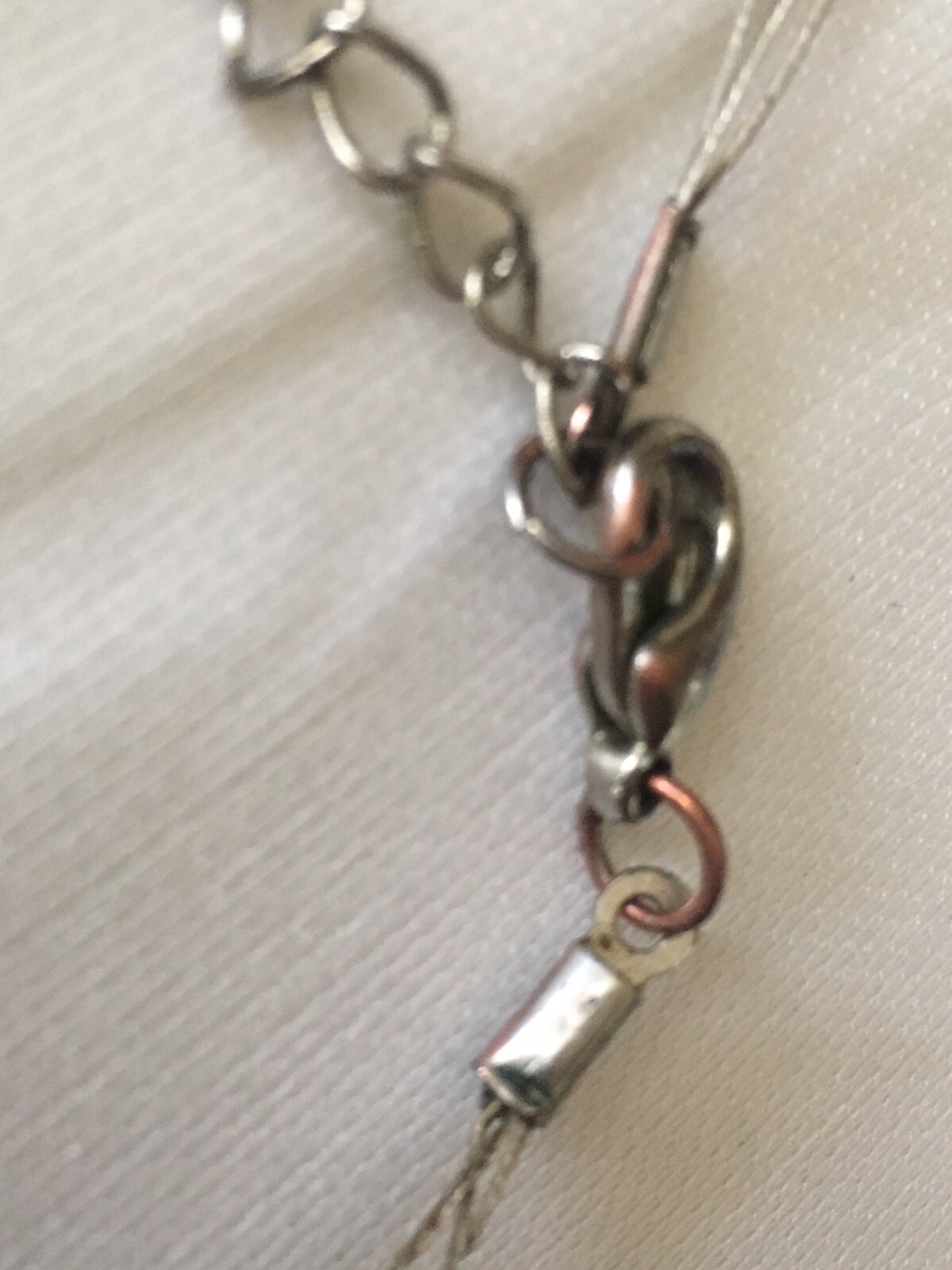 Earthy Minimalist Wood on Wire Necklace Lobster Clasp Unsigned 20”