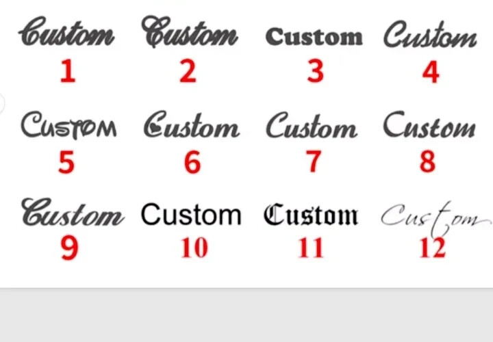 Customized Name Necklace Pendant Jewelry Cursive Old English Stainless Steel