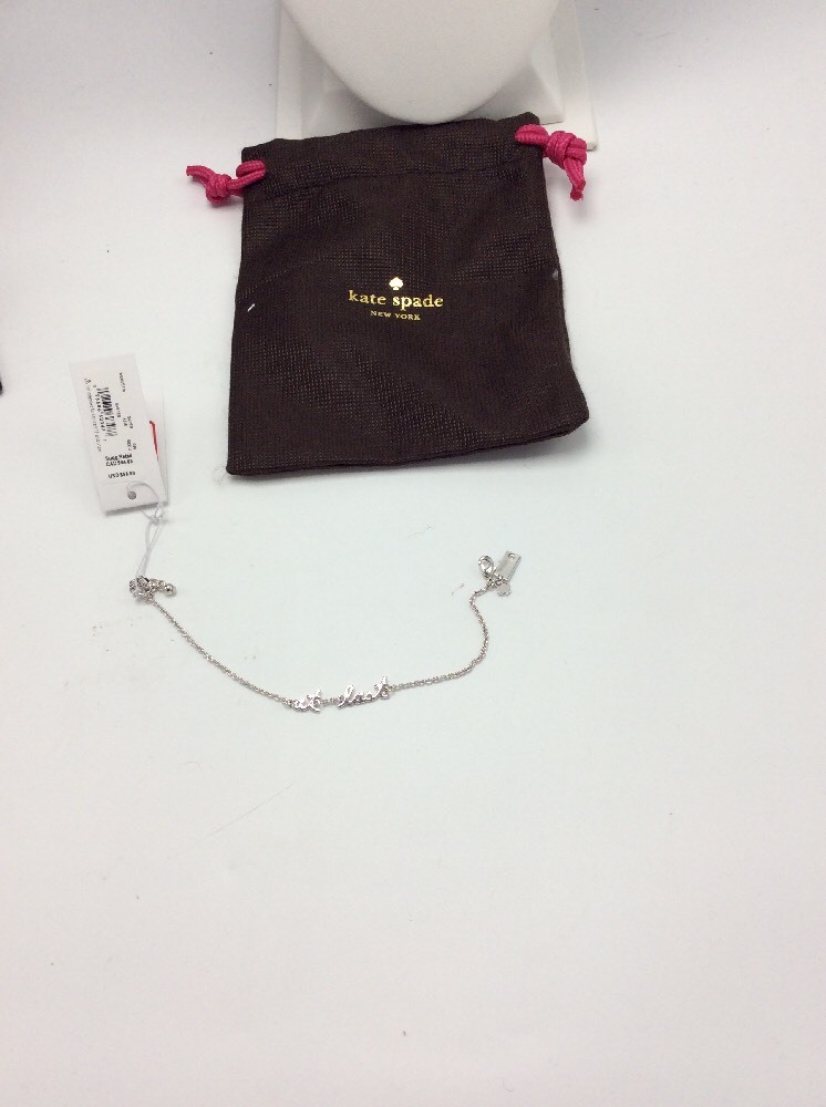 $58 Kate Spade Silver Tone Say Yes Bracelet At Last 231 D