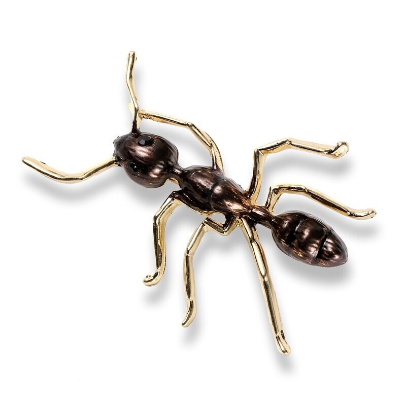 Simple Enamel Big Ant Brooch Insect Pin Brooches Men and Women Western Party