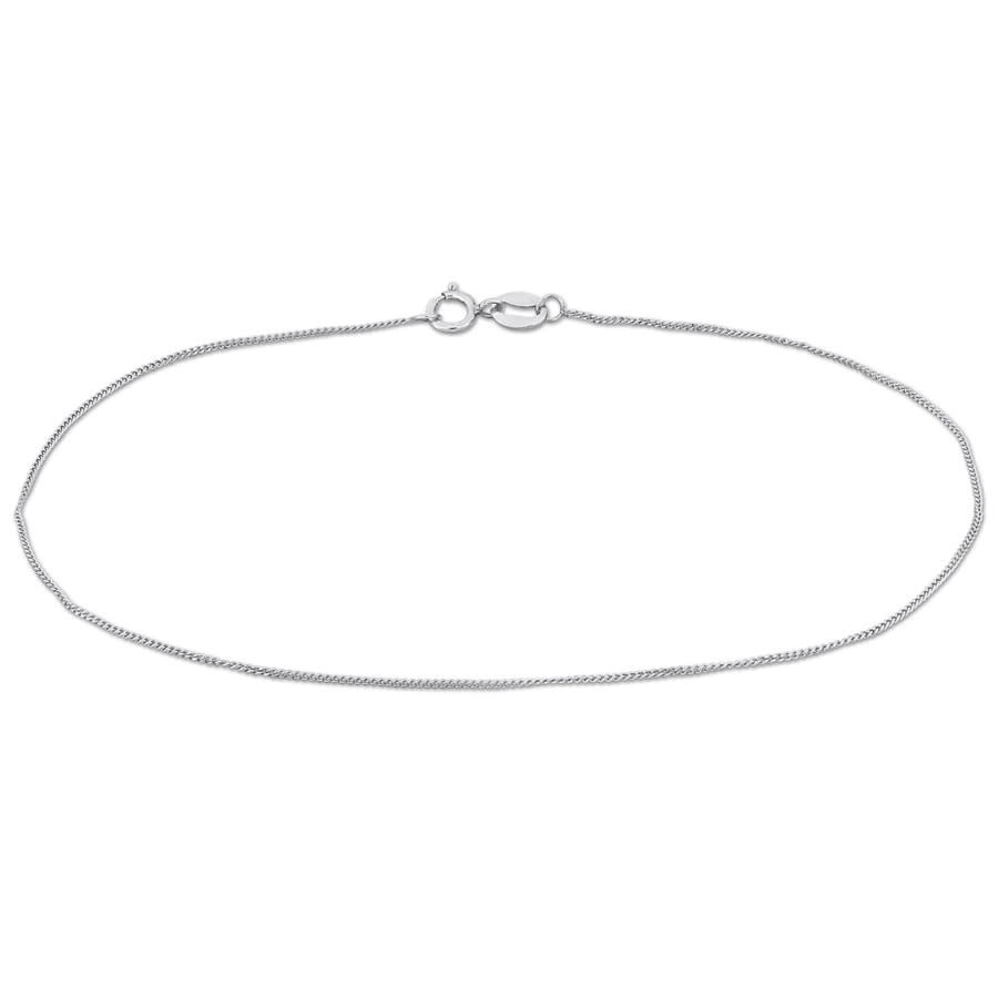 AMOUR Curb Link Chain Bracelet In Platinum, – 7 In.