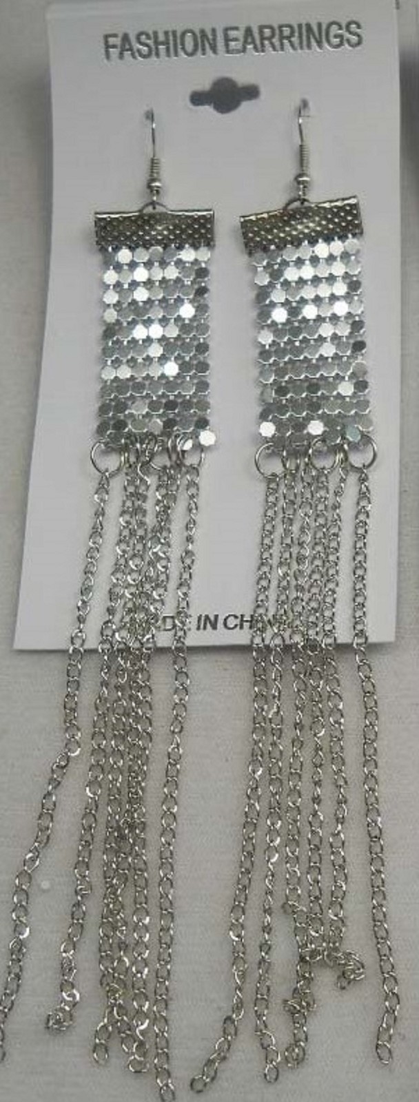 SU-5 Wholesale lot 10 pairs Fashion Big Dangle Silver Plated Earrings US-SELLER