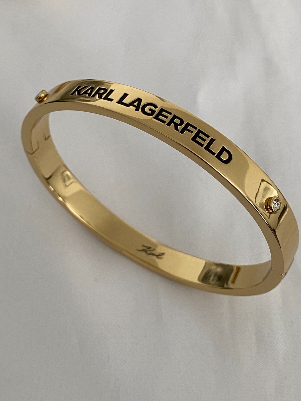 Karl Lagerfeld Rue St. Guillaume Bangle with Crystal from Swarovski