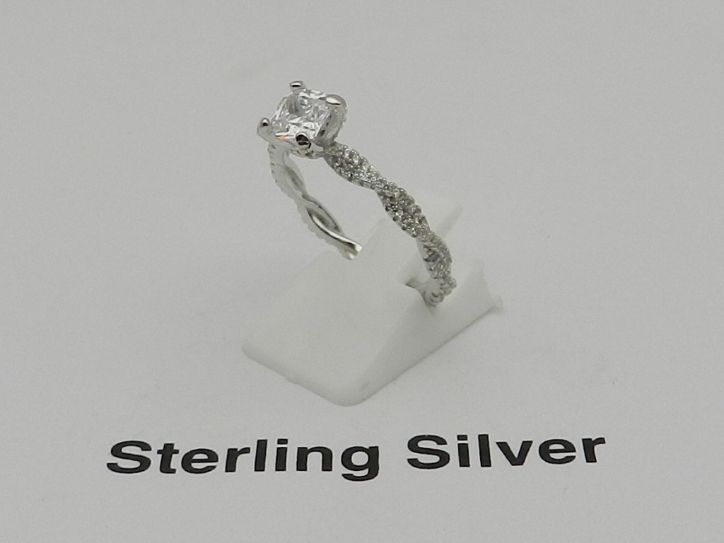 Macy’s Cubic Zirconia Ring in Sterling Silver, 9